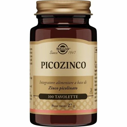 Solgar Picozinco 100 Tavolette