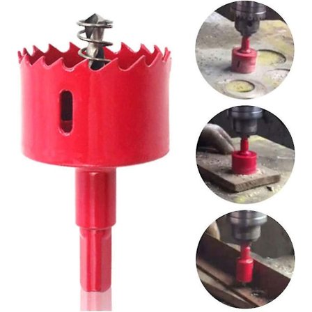 Gipspladebor sæt M42 træbearbejdning stabil åbner chipudløser bor hul metalrør værktøj hulsav bimetal skærer tilbehør