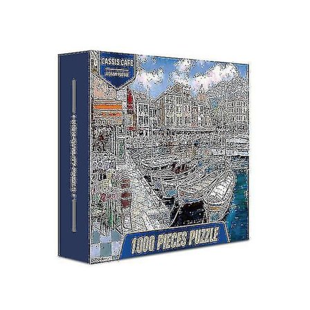 1000 Brikker Puslespil til Voksne, landskab Puslespil kaffebar