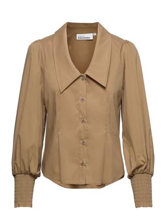 Albakb Blouse Långärmad Skjorta Grön Karen By Simonsen