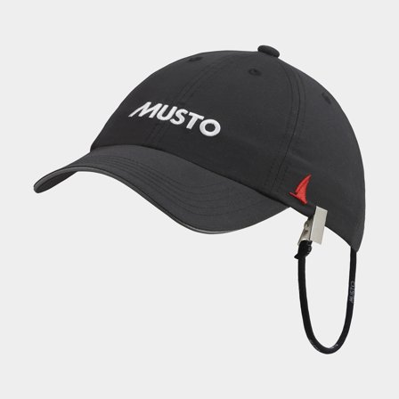 Casquette de voile pour enfants Musto Junior Essential Fast Dry Crew Cap, Black, One-Size