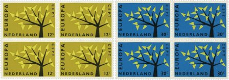 Holland 1962 - NVPH 777-778 - 4-blokke - Postfrisk