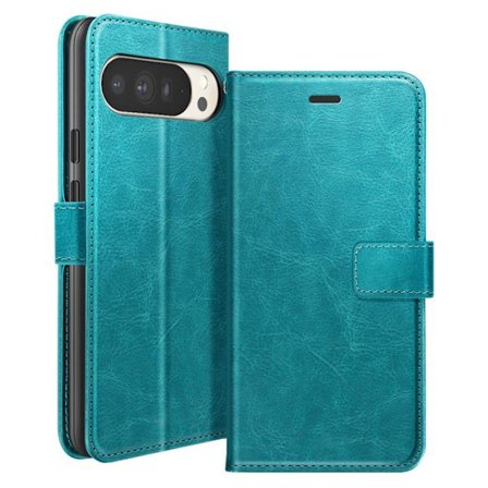 Etui Portefeuille för Google Pixel 10 Pro XL med Rem och Stöd Funktion Mayaxess Turkos