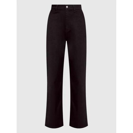Calvin Klein, Wide Jeans Zwart, Dames, Maat:W30