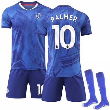 25-26 Chelsea Hjemmefotballdrakt for Barn (med Sokker) Nr. 10 Palmer - Perfekt