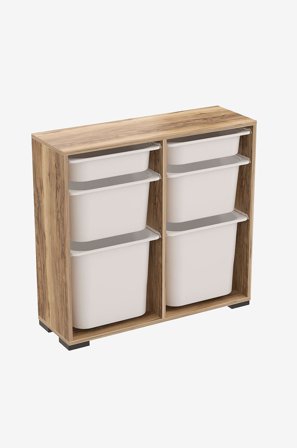 Hanah Home - Opbevaringsenhed Carla - Brun - Hylder & opbevaring - Fra Homeroom