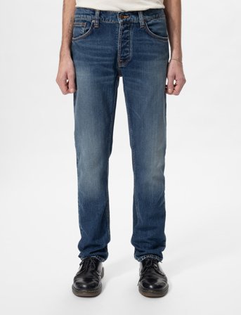 Nudie Jeans Solid Ollie Wild Blue - Blue - 33 x 34
