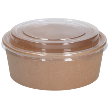 SALATSKÅL MED LOKK NATUR 110cl