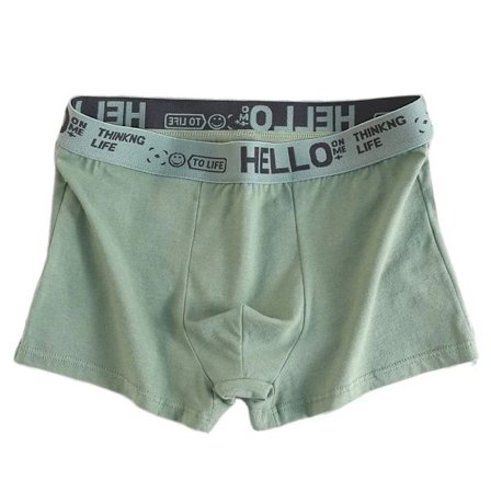 5 st Herrunderkläder Man Boxersexiga kalsonger Bekväma Andas Mode Pojkar Trosor Underkläder Boxershorts Herr Yellow