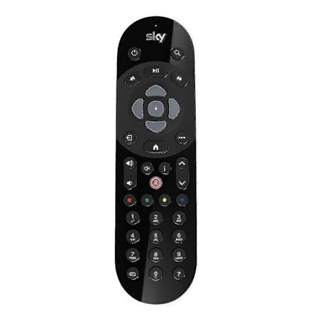 Sky Q Fjärrkontroll, Kompatibel med Sky Q Röstsökfunktion
