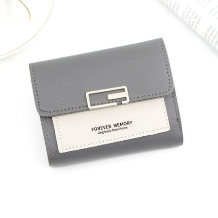 Skinn Dame Lommebøker Pengeposer GRÅ