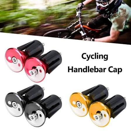 4 kpl Polkupyörän ohjaustangon korkki MUSTA - spot ale