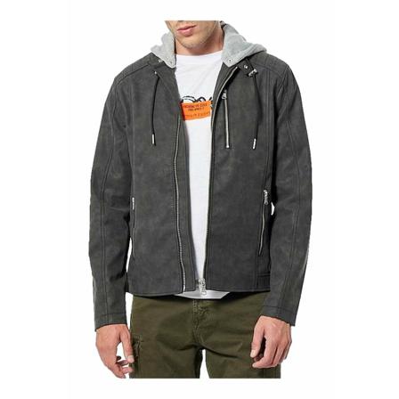 Kaporal, Down Jackets Grijs, Heren, Maat:M