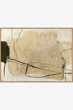 Malerifabrikken - Design Målning / Cloudline / 120x90 Cm / Ekram - Beige - Tavlor - 120X90 - Från Homeroom