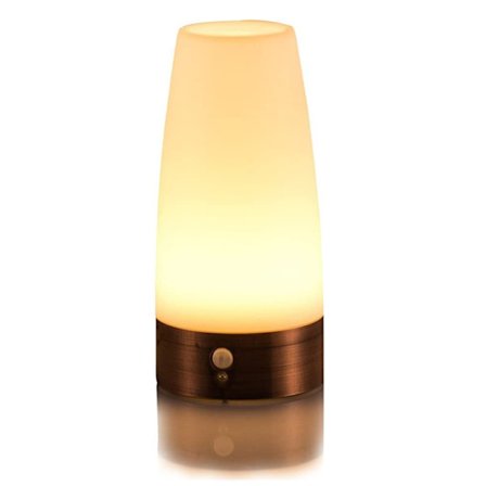 Bordslampa, Retro LED-nattlampa, Sänglampa med trådlös PI