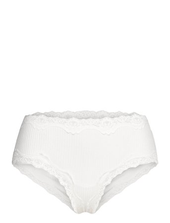 Rosemunde | Silk Hipster W/ Lace | L