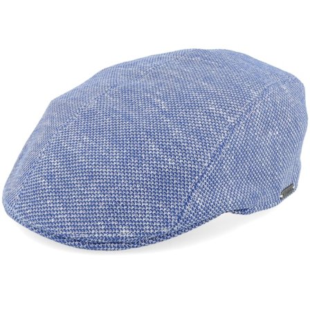 Wigéns - Ivy Modern Cap Blue Flat Cap Flatcap Blue Cap - @ Hatstore