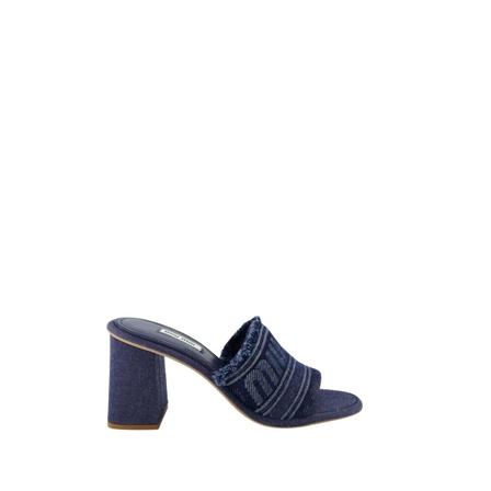 Miu Miu, High Heel Sandals Blauw, Dames, Maat:37 EU