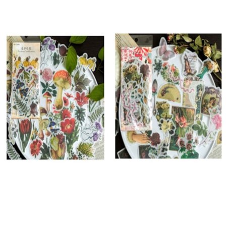 120st Stickers Nature Stickers Flower Stickers