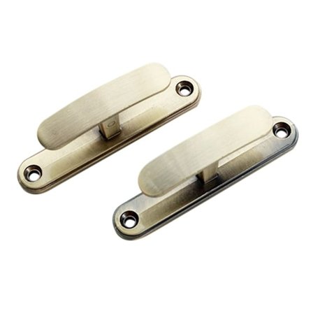 2stk Gardin Holdback Monterte Metallkroker BRONSE