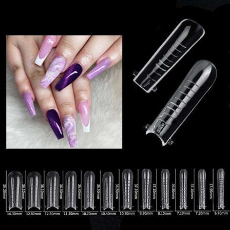 24 negleformer til polygel - Akryl negle - Neglespidser