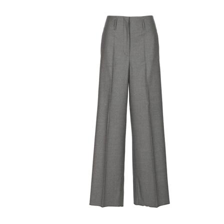 Sportmax Wide Bukser Grå, Dame Bukser, Størrelse: XS