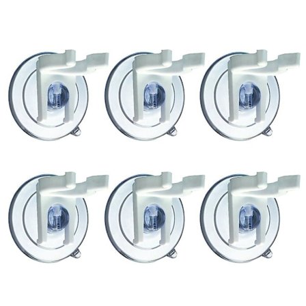 8 stk. Dekorative Lysestager Vindue Sugekopper Klemmer Elektriske Lysholdere LED Lysholdere Vindueslys Klemmer