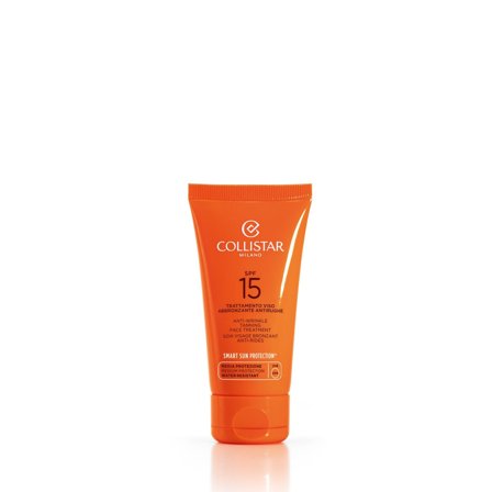 Collistar Trattamento Abbronzante Antirughe SPF15 50ml - Solare viso media prot.