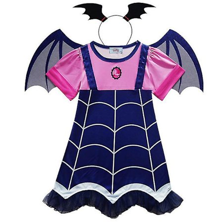 Halloween Vampyrpige Vampirina Pige Cosplay Tøj Børneskørt (FMY)