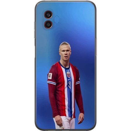 Kompatibelt Mobildeksel til Samsung Samsung Galaxy Xcover6 Pro Erling Haaland Manchester City Norge fotball angriper toppspiller utrolig målproduksjo
