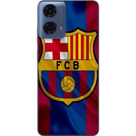 Kompatibelt Mobildeksel til Motorola Motorola Moto G04 FC Barcelona Fotballklubb Spania La Liga tradisjonsrik klubb med offensivt spill, store navn og