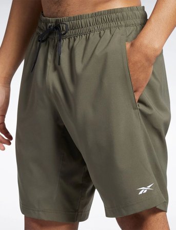 Reebok Performance Wor Woven Short - Khaki green - XS