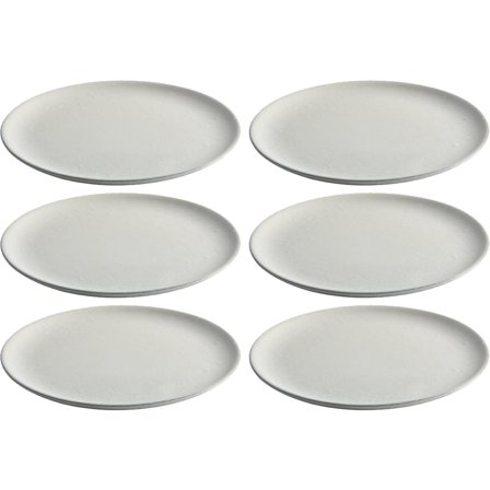 Aida RAW Frokosttallerken 23 cm, Arctic White 6 stk