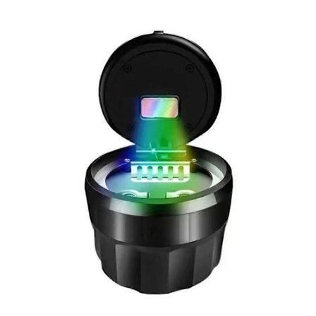 Automatisk LED Askebæger Bil Askebæger Anion Luftrensning til Carjy