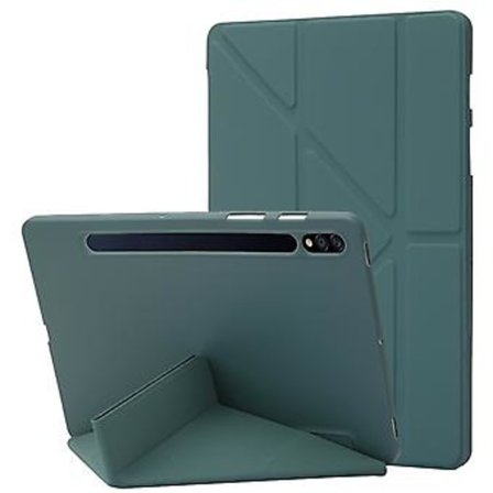 Läderfodral för surfplatta Samsung Galaxy Tab S9+ (Mörkgrön)