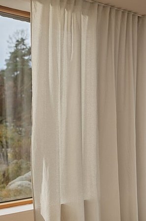 Jotex - Gordijn Linnenmix 1 Lengte Extra Breed Linnenbeige Linnenbeige - MILLY - Koop Multifunctionele gordijnen bij Jotex