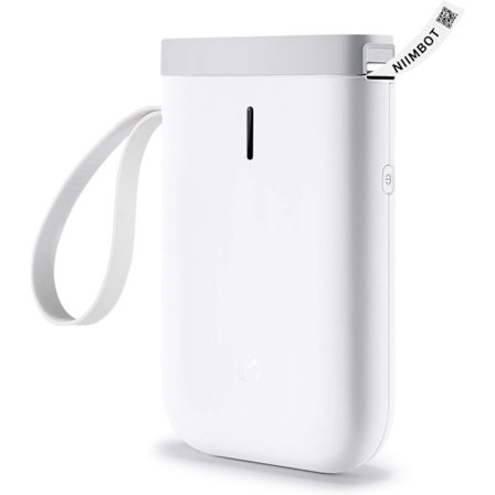 Mærkeprinter med bånd, Bluetooth-trådløs D11 termisk mærkeprinter, bærbar genopladelig mini-klistermærkemaskine