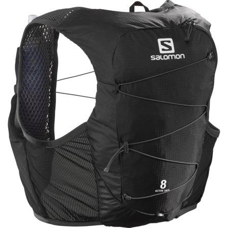 Salomon Active Skin 8 Set workout backpacks Black L