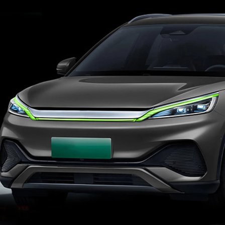 Bil lys folie farveændring bil lys lys film bil lys modifikation dekoration øjenbryn klistermærke til Byd Atto 3 2022 bil tilbehør~01284