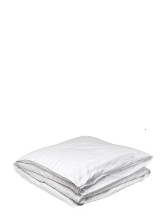 Sateen Stripes Double Duvet Home Textiles Bedtextiles Duvet Covers Hvit GANT*Betinget Tilbud