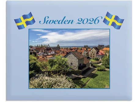 Burde Väggkalender Sweden med kuvert 2026 - Lyreco - Almanackor och kalendrar - Väggkalendrar - Bildkalendrar