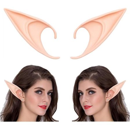 1 par Cosplay fe pixie elverører Bløde spidse spidser Anime Party