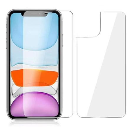 iPhone 11 Pro Fram- & Baksida 2.5D Skärmskydd 9H HD-Clear Transparent