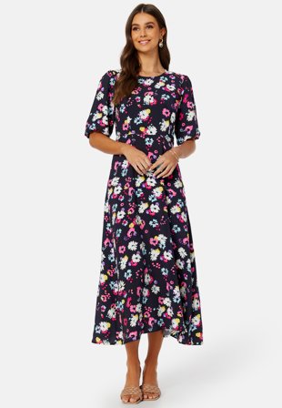 ONLY Melisa Life 2/4 Midi Dress Sky Captain AOP:Flow Klær
