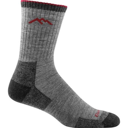 Darn Tough Men's Hiker Micro Crew Sock Cushion Men hiking socks Grey L