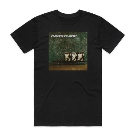 Camouflage Sensor Album Cover T-Shirt Svart L