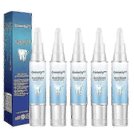5 st Gum Repair Gel Återuppbyggnad Stärkande Tandblekning Antiinflammatorisk Munvård Skydda Anti Gingival Fläckar Recessio Återgående 