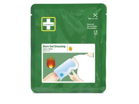 CEDERROTH Kompress Burn Dressing 20x20cm - Lyreco - Skyddsutrustning - Första Hjälpen - Brännskada