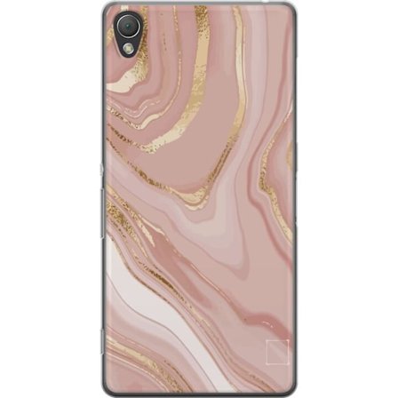 Kompatibelt Mobilskal till Sony Sony Xperia Z3 Marmor Rosa