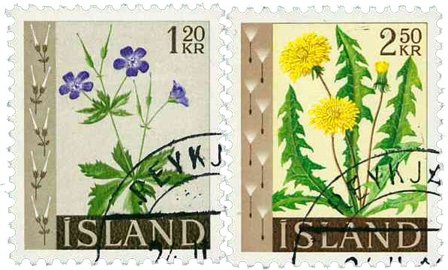 Island - AFA 346-347 - Stemplet